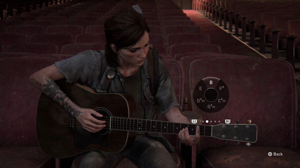 The Last of Us Part II playing guitar