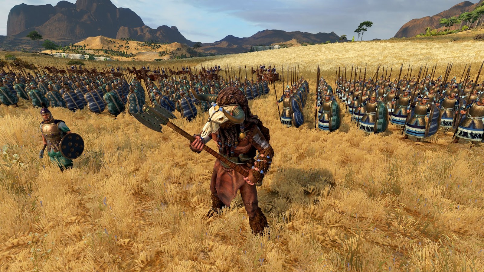A Total War Saga: TROY Minotaur unit