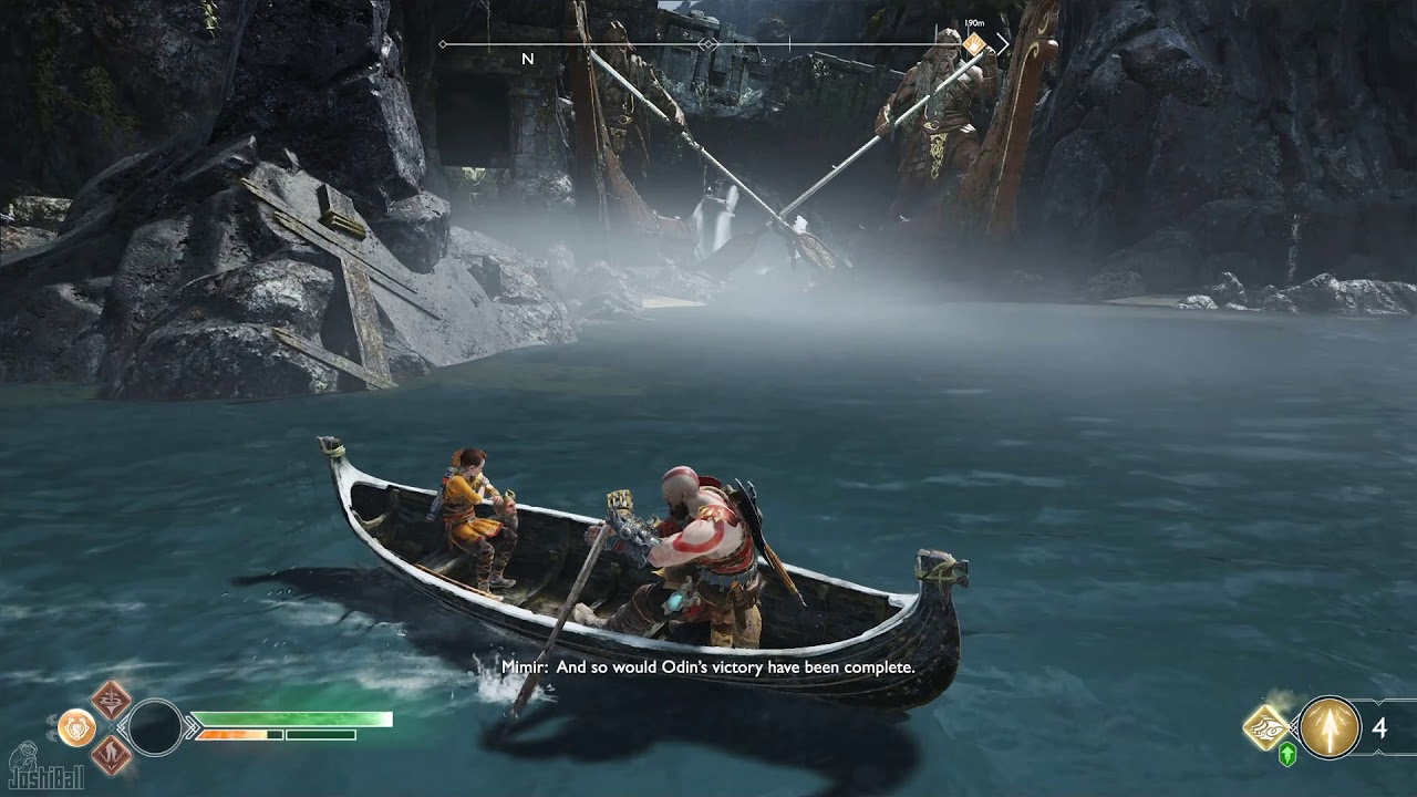 God of War Kratos & Atreus boat stories